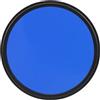 Generic Filtro per obiettivo della fotocamera a colori da 55 mm, vetro ottico selezionato con telaio in lega di alluminio, ultra HD a bassa riflessione, per fotocamera DSLR (blu)