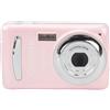 Zoeyilan Fotocamera Digitale, Videocamera per Bambini 1080P 16MP, Fotocamera per Vlogging con Messa a Fuoco Automatica con Zoom Digitale 16X, Fotocamera Compatta Punta e Scatta (Rosa)