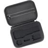 ECMQS Custodia rigida per fotocamera, colore nero | Inserto sagomato, organizer a due strati, cinturino da polso