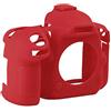 Market&YCY Custodia protettiva in silicone per fotocamera protettiva della fotocamera professionale, Per Nikon D500 - Rosso
