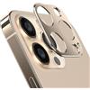 Generic Per iPhone 13 Pro / 13 Pro Max in lega di titanio cavo protezione obiettivo fotocamera (oro)