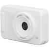 AKLOSIPY Camera Digitale HD 4K 40MP con Design 8x M, Auto e Compatto per Vlogging e Fotografia Facile (WHITE)