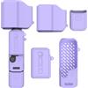 Honbobo Custodia in silicone per DJI Osmo Pocket 4P, Protezione Copertura Protezione Custodia Copertura in silicone per DJI Osmo Pocket 4P (Purple)