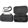 TruTechery Custodia impermeabile per fotocamera DJI per Insta360 X6 Camera Storage Box | Custodie rigide con tasca in rete, antiurto e graffi, per batterie e caricabatterie, accessori nero, grigio, 28 x 14 x 8 cm