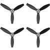 Xjdzineq Smooth Flight Aeroplane Eliche per Bebop 2 Power Quadcopters Elica Pezzi di Ricambio 4pcs) Sgancio Rapido Elica
