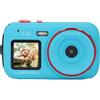 Denash Fotocamera con Zoom Digitale 16X, Fotocamera Selfie da Viaggio con Doppio Schermo Autofocus Anti-vibrazione 750mAh da 72 MP, Dotata di Chip COMS Ad Alte Prestazioni per Immagini