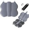 Kunoli Custodia per drone DJI, custodia rigida in plastica, custodia protettiva per drone, custodia compatta per DJI Flip, anti-collisione e anti-graffio, custodia per DJI Flip (grigio)