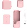 CAZSTYK Custodia protettiva in silicone resistente per Pocket 4 Vlog Camera Guard con ritaglio preciso e base antiscivolo