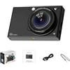 Yctze Fotocamera Digit 4K D 64MP con WiFi, Schermo 2,83, m Digit 28X, Flash, 80 Effetti, Registrazione Video e Foto ad Alta Risoluzione