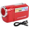 Fydun Videocamera Digitale Schermata a Colori da 2 Pollici 1080p 16MP 16x Zoom Anti Shake DV Campus Campus Growth Record (rosso)