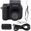 Culnflun Digital Camera, display colorato LCD 1080p Mini fotocamera per il portachiavi supporta fino a una scheda da 512 GB con luce flash LED e dock di continuità