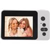 Gugxiom Display da 2,4 Pollici Fotocamera Digitale, Videocamera Video 1080p da 12 MP Focus Automatica con le Lenti Doppie HD per Fotografia e Selfie (WHITE)