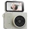 LatoYard per mini CCD Digital Camera Flip Screen 3.9cm Retro per mini | Robusta struttura in ABS, stile retrò, opzioni verde grigio rosa, leggero, per uso quotidiano durevole (grigio)