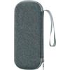 ECMQS Custodia per fotocamera chiusa, custodia rigida, colore grigio | Tracolla da portare in viaggio e per l'organizzazione quotidiana