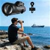 Generic Telescopio portatile 40 x 60 HD con clip per telefono, lente obiettivo pellicola verde per bird watching, campeggio, escursionismo, nero