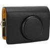 CHICIRIS Custodia per Fotocamera, Custodia Protettiva in Pelle PU con Tracolla per Fotocamera Istantanea MS200, Organizer da Viaggio Antiurto per Avventurieri (BLACK)