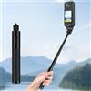 Generic Bastone telescopico per selfie, compatibile da 7,4 a 28,7 pollici, 123 g, leggero, per DJI OSMO 360/Osmo Action 6, Insta360 X5 Action Camera e stabilizzatori per escursionismo, ciclismo, viaggi