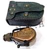 Nautical Replica Hub Spyglass monoculare in ottone con custodia in pelle, regalo vintage