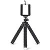 Generic Mini treppiede per telefono, con clip retrattile, flessibile, regolabile, leggero