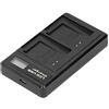 Denash Caricabatterie, Caricabatterie per Fotocamera, Portatile per Batteria per Fotocamera Fotografia all'aperto