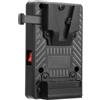 ZJchao Piastra Batteria con Attacco a V con Uscita da 14,8 V, Batteria NP F970 F960 F750 F770 F550, Morsetto Posteriore, Uscita D Tap, Lega di Alluminio, ABS, Interruttori Intuitivi,