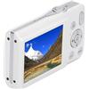 Fydun Fotocamera Digitale 8K HD 68MP Schermo da 2,7 Pollici Zoom 16X Timer Scatta Filtro Bellezza Registrazione Video Fotocamera Digitale Compatta Famiglia Applicata Bianca (WHITE)