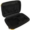 Yunseity Custodia Protettiva per Action Camera, Borsa da Viaggio Protettiva Rigida Impermeabile per Osmo Action 3 4 e Accessori (Giallo)