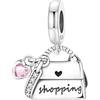 NUJIFFY Ciondoli in Argento Sterling 925 per Bracciali e Collane Ciondolo da Viaggio,Ciondolo di Laurea Bead Charm da donna, Graziosi Gioielli Regalo di Compleanno per Le donne