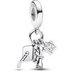 Pandora Ciondolo Moments per laurea in argento Sterling con zirconia cubica trasparente