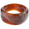 ENSKEFEN Chunky Acrylic Resin Bangle Bracelet for Women Wide Irregular Geometric Resin Bracelets Large Statement Acrylic Bangles