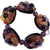 LE GEMME DI VENEZIA Bracciale Donna Antica Murrina Veneziana In Vetro di Murano Made in Italia VR100C
