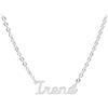 Magic In The Moonlight Collana NOME donna in acciaio 316L | ciondolo con nome personalizzato | fatte a mano, Made in Italy, ACCIAIO | IRENE
