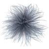 IMINI Elegante spilla a forma di fiore con piume finte, 30 cm, oversize, spilla da bavero per matrimoni, banchetti, cerimonie, accessori alla moda per donne e uomini, regalo floreale