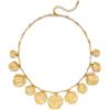 LILIE&WHITE Collana Donna in Oro con Dischi Luminose, Design Elegante e Resistente al Colore, Anti-Allergica, Regalo Collana