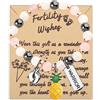 MYSOMY IVF Warrior ananas Gift Fertility Wish Bracelet IVF Infertility Warrior Jewelry IVF Gift for Infertility Mom