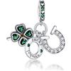 Rimgoris Charm en argent 925 pour femmes bracelets collier Arbre de Noël vert Lapin de Pâques & oeuf Amitié Ma belle femme Journée des enseignants Cadeau de vacances Pomme Noël Bonhomme de neige
