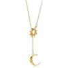 Generic Collane in acciaio inossidabile per le donne sole luna ciondolo clavicola squisita Boemia gioielli regalo di nozze accessori moda