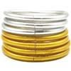 Hemasa Set di 7 braccialetti dell'amicizia con monaco thailandese, mantra, buddisti