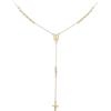 CARISSIMA Donna Set Gioielli Rosario in Oro Giallo 9ct