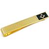 THE MASONIC COLLECTION Massoni Massonici Nero & Oro Massonico Tieslide Giftbox Taglia unica