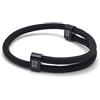 KAROO EARTH JEWELLERY Braccialetto unisex in corda regolabile, durevole, impermeabile, alla moda, da surfista, realizzato a mano, braccialetto di sopravvivenza regolabile, per uomini e donne