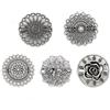 Riven 5 PCS Collare Clip, Vintage Floreale Cardigan Sciarpa Clip, Donne Spilla E Sciarpa Fibbia Per Sciarpa Maglione Retro Cardigan (4,5 cm)