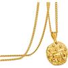 Speroto Collana Zodiaco Costellazione Regalo per Amici Famiglia Oroscopo Astrologia Collana in Acciaio Inossidabile Collana con Ciondolo in Rilievo per Uomo Donna