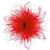 IMINI Elegante spilla a forma di fiore con piume finte, 30 cm, oversize, spilla da bavero per matrimoni, banchetti, cerimonie, accessori alla moda per donne e uomini, regalo floreale