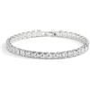 Matyas Bracciale Tennis Moissanite per Donna Regalo di Natale Gioielli da Sposa in Argento Sterling Placcato Platino