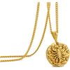Speroto Collana Zodiaco Costellazione Regalo per Amici Famiglia Oroscopo Astrologia Collana in Acciaio Inossidabile Collana con Ciondolo in Rilievo per Uomo Donna
