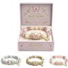 Generico Bracciale Bluebird Blessings con confezione regalo, braccialetto di benedizione della farfalla colibrì, braccialetto ispiratore con ciondolo a forma di uccello per donne e uomini