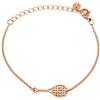 SAILBRACE Bracciale GALA TENNIS CHAIN rosa, Taglia unica, Acciaio inossidabile