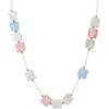Bellitia Jewelry Girocollo Dopamina Donna, Conchiglie Colorate Collana Choker, Collana Color Oro Donna Girocollo per Feste