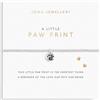 Joma Jewellery Little Paw Print Bracelet - Silver
